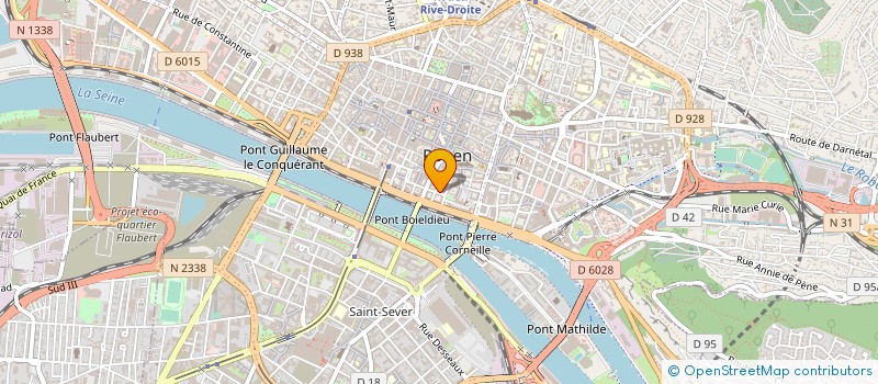 localisation de l'entreprise DES TRAVAILLEURS SOLIDAIRES UNITAIRES ET DEMOCRATIQUES DE LA CHIMIE DIT SUD CHIMIE à ROUEN