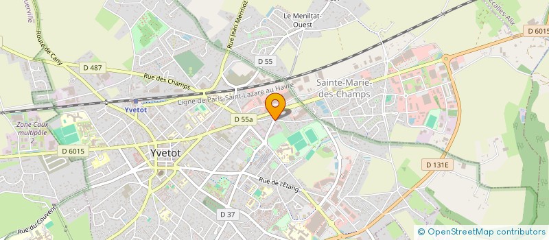 localisation de l'entreprise DES TRAVAUX DANS LA MAISON  YVETOT