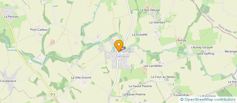 localisation de l'entreprise DES TROENES  LES CHAMPS-GERAUX
