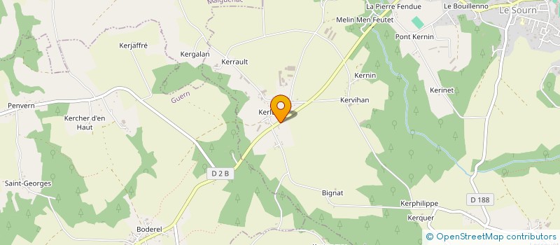 localisation de l'entreprise DES TROIS CHENES à LE SOURN