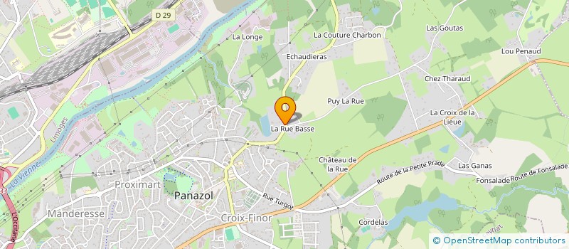localisation de l'entreprise DES TROIS DOUGLAS DU LIMOUSIN à PANAZOL