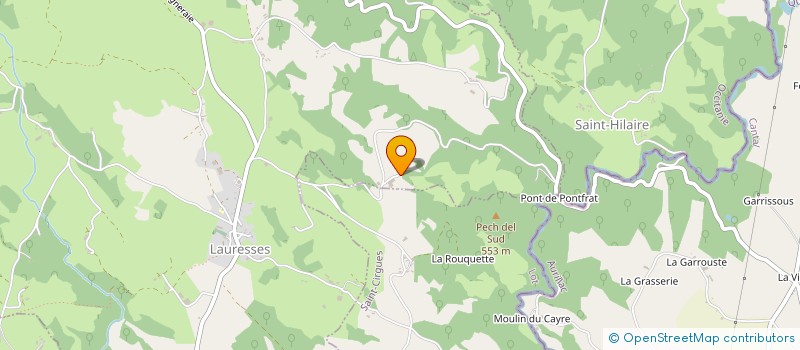 localisation de l'entreprise DES TROIS ILOTS  LAURESSES