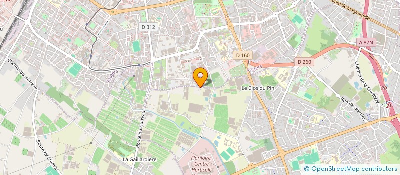 localisation de l'entreprise DES TROIS PAROISSES  LES PONTS-DE-CE