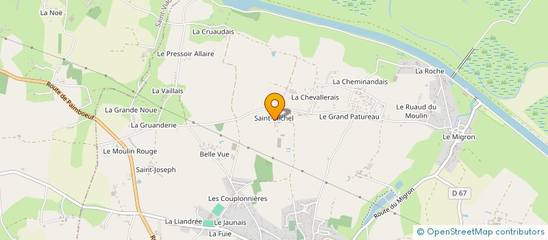 localisation de l'entreprise DES TROIS PIERRES à FROSSAY