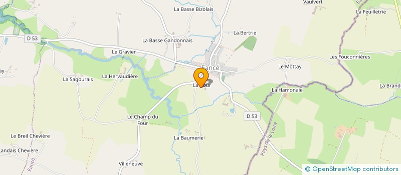 localisation de l'entreprise DES TROIS RIVIERES à EANCE