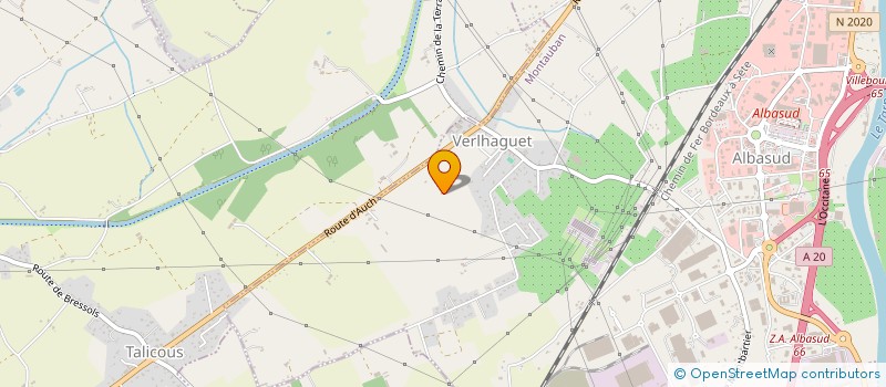 localisation de l'entreprise DES TROIS RIVIERES à MONTAUBAN