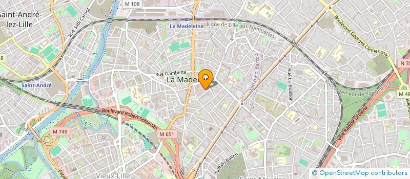 localisation de l'entreprise DES TROIS RIVIERES  LA MADELEINE