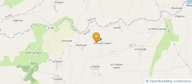 localisation de l'entreprise DES TROIS VILLAGES à MOREAC