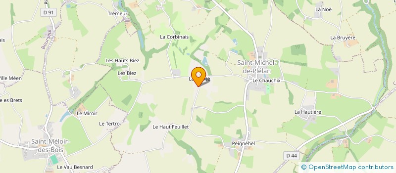 localisation de l'entreprise DES TROPIQUES A L ITALIE  SAINT-MICHEL-DE-PLELAN