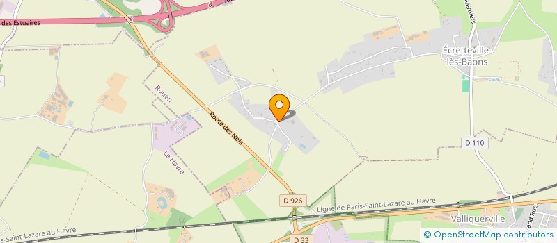 localisation de l'entreprise DES TROUBADOURS  ECRETTEVILLE-LES-BAONS