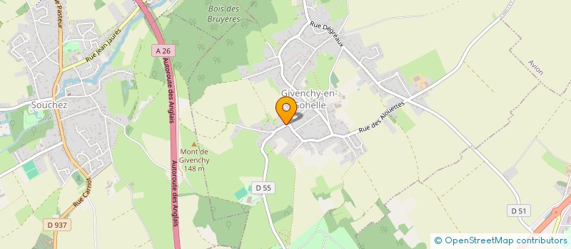 localisation de l'entreprise DES TRUFFES POUR DES MAUX à GIVENCHY-EN-GOHELLE