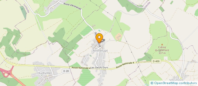localisation de l'entreprise DES TUILERIES  ANTHELUPT