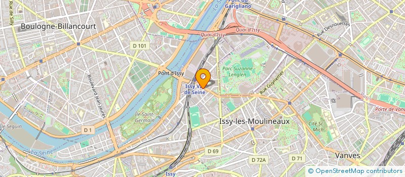 localisation de l'entreprise DES UTILISATEURS DU RIE AXE SEINE 1 à ISSY-LES-MOULINEAUX