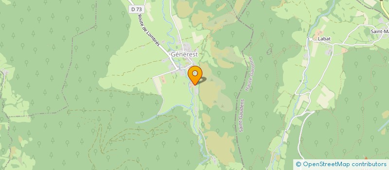 localisation de l'entreprise DES VACHES A MIEL  GENEREST