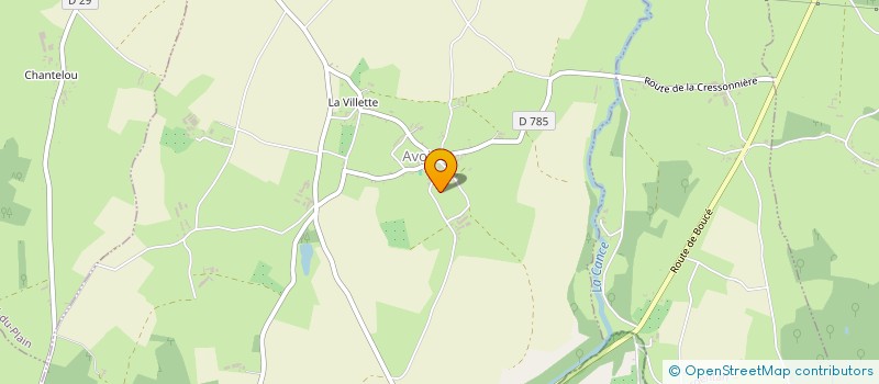 localisation de l'entreprise DES VALLEES DU MONCEL à AVOINE