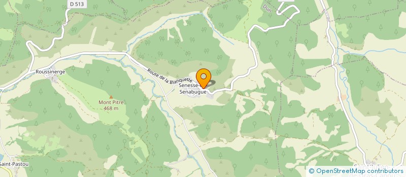 localisation de l'entreprise DES VALLONS CALMES à TROYE-D'ARIEGE