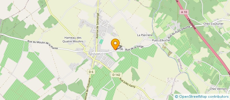 localisation de l'entreprise DES VANELIES  TESSON