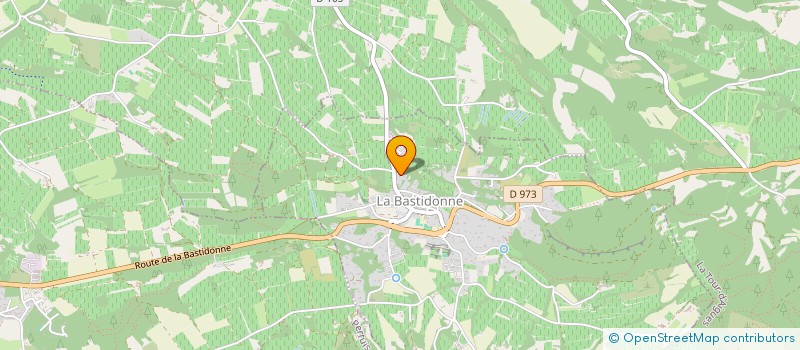 localisation de l'entreprise DES VENAS  LA BASTIDONNE