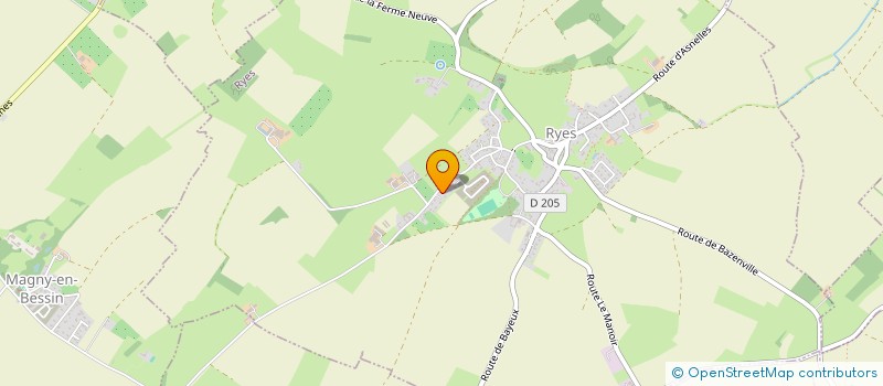 localisation de l'entreprise DES VENDORMANDS  RYES