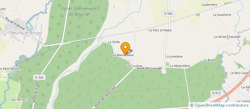 localisation de l'entreprise DES VENTES DE BOURSE à LES VENTES-DE-BOURSE