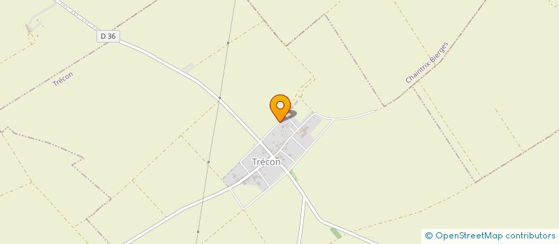 localisation de l'entreprise DES VERGERS  TRECON