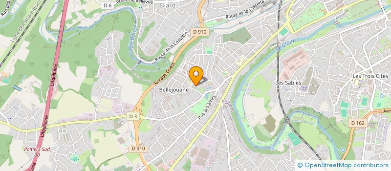 localisation de l'entreprise DES VERGERS A PARTAGER à POITIERS