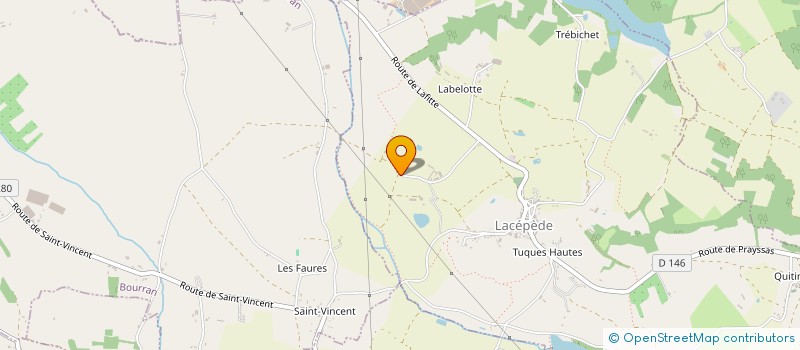 localisation de l'entreprise DES VERGERS DE SACHA à LACEPEDE