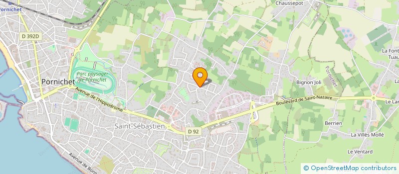 localisation de l'entreprise DES VERONIQUES à PORNICHET