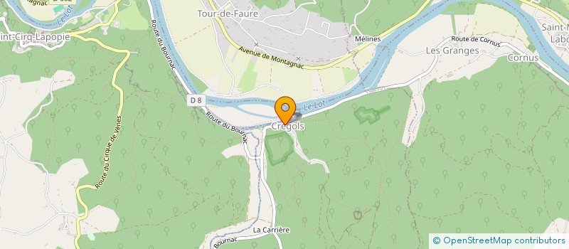 localisation de l'entreprise DES VERSANES  TOUR-DE-FAURE