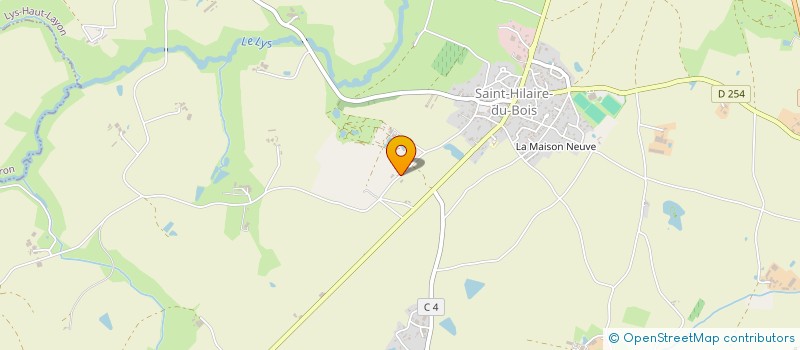localisation de l'entreprise DES VERSANTS DU LYS à LYS-HAUT-LAYON