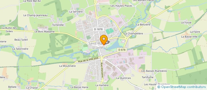 localisation de l'entreprise DES VERVEINES à VALLONS-DE-L'ERDRE