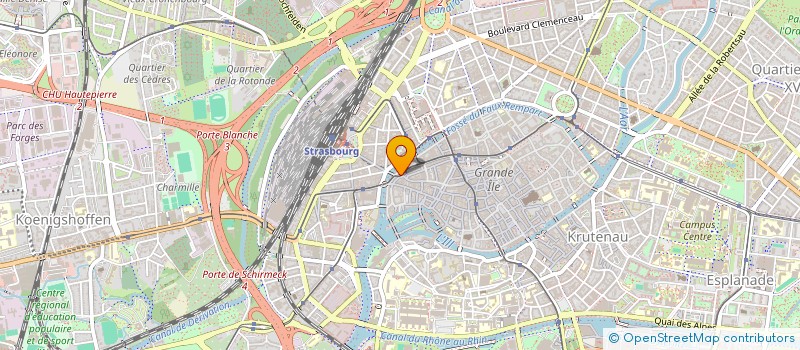 localisation de l'entreprise DES VEUVES DE PASTEURS à STRASBOURG
