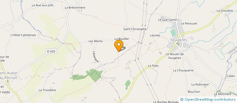 localisation de l'entreprise DES VIEUX JARDINS  SAINT-SEBASTIEN-DE-RAIDS