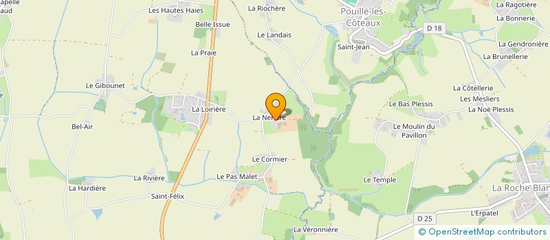 localisation de l'entreprise DES VIGNES  MESANGER