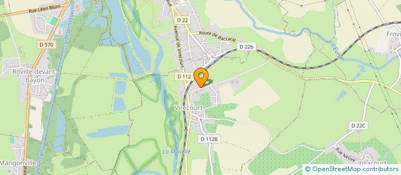 localisation de l'entreprise DES VIGNES DU MUR  VIRECOURT