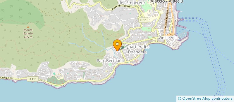 localisation de l'entreprise DES VIGNES ENTRE LES LIGNES à AJACCIO