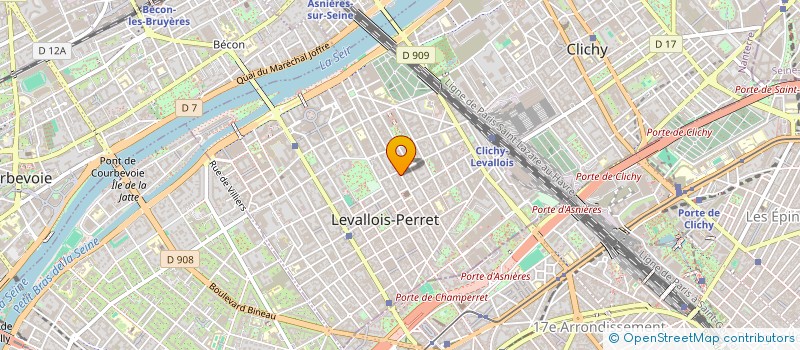 localisation de l'entreprise DES VILLAGES ET DES HOMMES à LEVALLOIS-PERRET