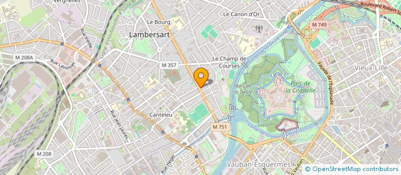 localisation de l'entreprise DES VILLAS à LAMBERSART