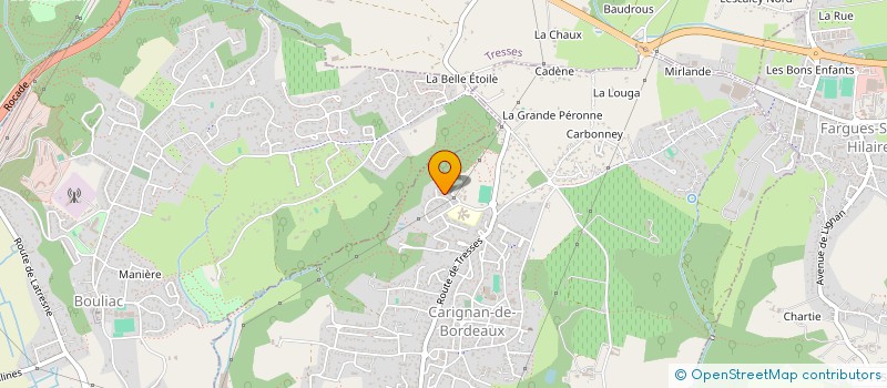 localisation de l'entreprise DES VILLES ET DES HOMMES à CARIGNAN-DE-BORDEAUX