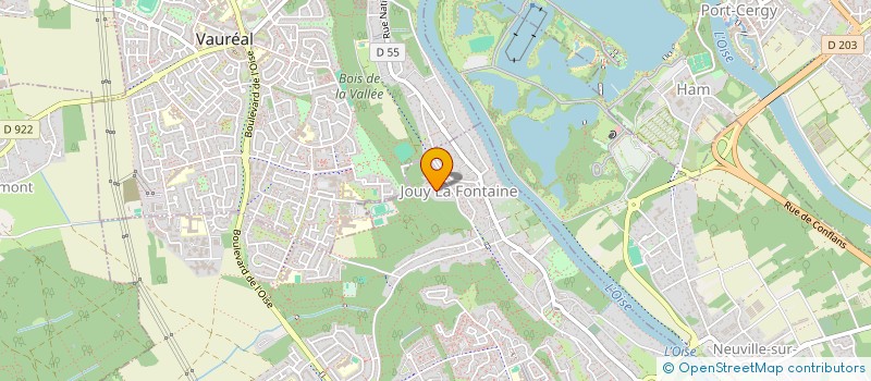 localisation de l'entreprise DES VILLETTES  JOUY-LE-MOUTIER