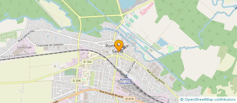 localisation de l'entreprise DES VITRAUX POUR ROMILLY à ROMILLY-SUR-SEINE