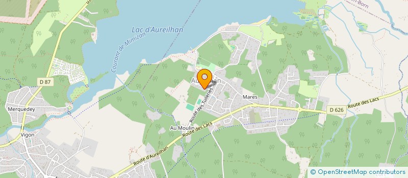 localisation de l'entreprise DES VOISINS  AUREILHAN