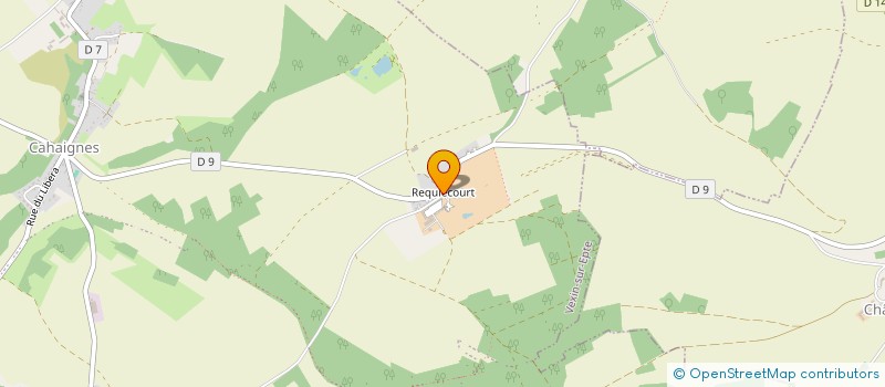 localisation de l'entreprise DES VOLETS ROUGES  VEXIN-SUR-EPTE