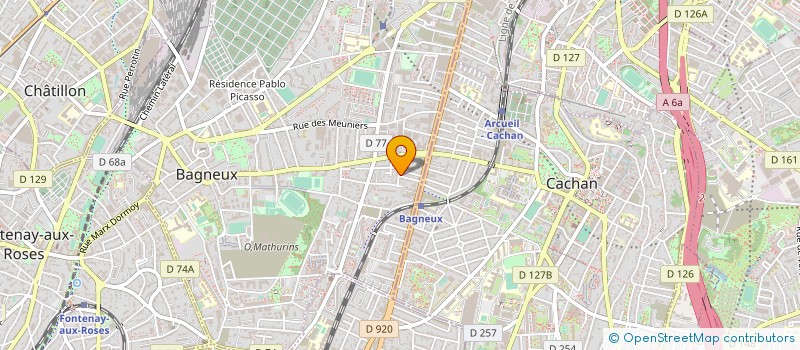 localisation de l'entreprise DES YEUX PARTOUT DES YEUX POUR TOUS à BAGNEUX
