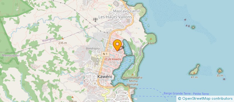 localisation de l'entreprise DES YLANGS à MAMOUDZOU