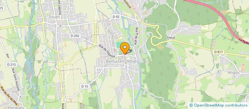 localisation de l'entreprise DES Z UNIS  BARBAZAN-DEBAT