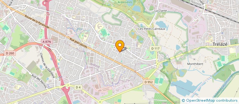 localisation de l'entreprise DESA  TRELAZE