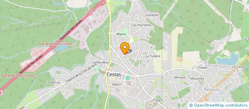 localisation de l'entreprise DESA  CESTAS