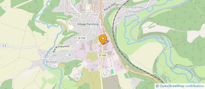 localisation de l'entreprise DESA LOGISTIC à CHAUMONT