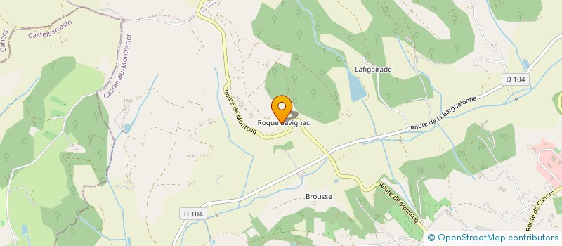 localisation de l'entreprise DESAB  CASTELNAU-MONTRATIER